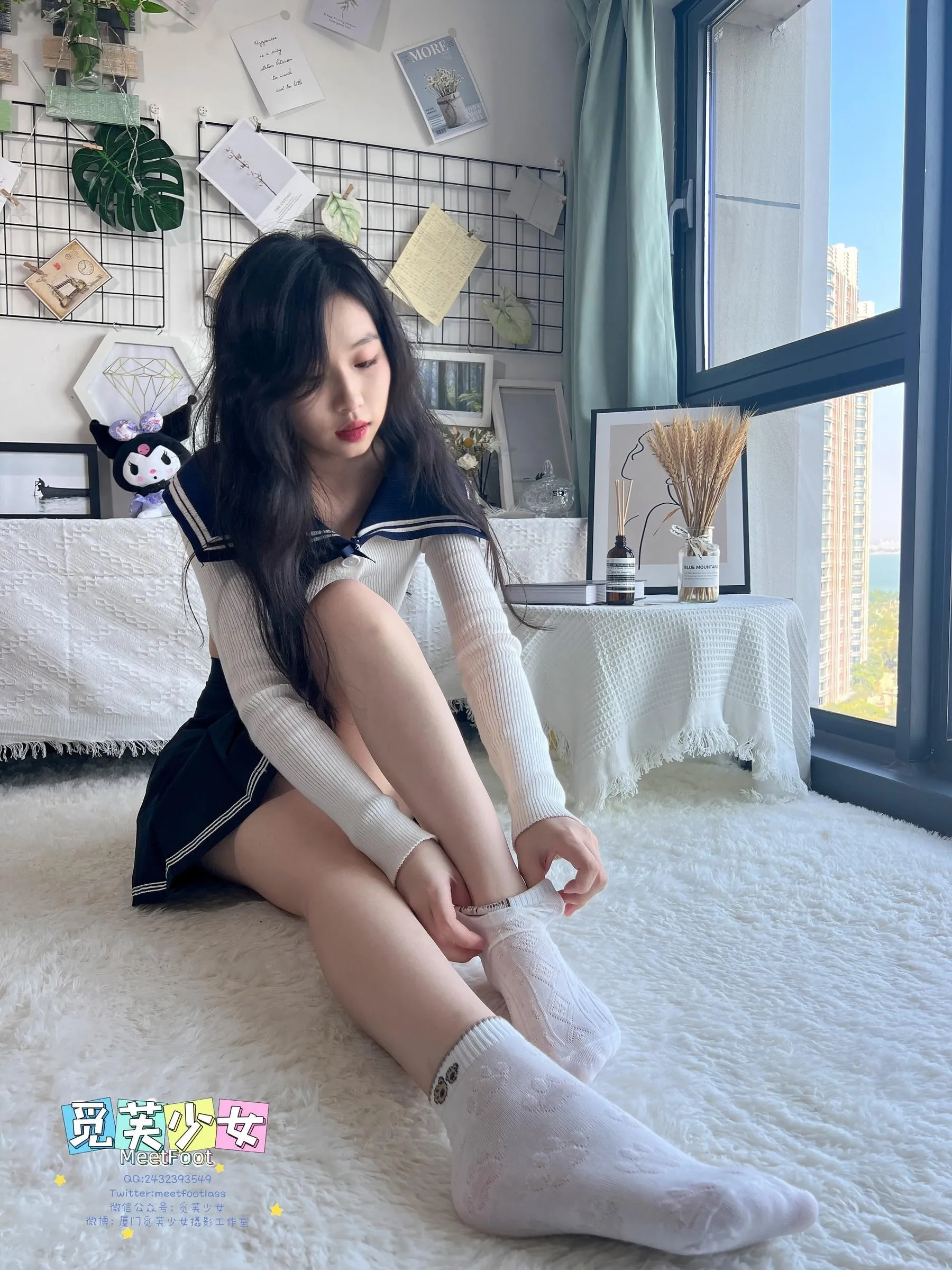 [觅芙少女]NO.018 JK短裙美少女-1 [105P]插图3